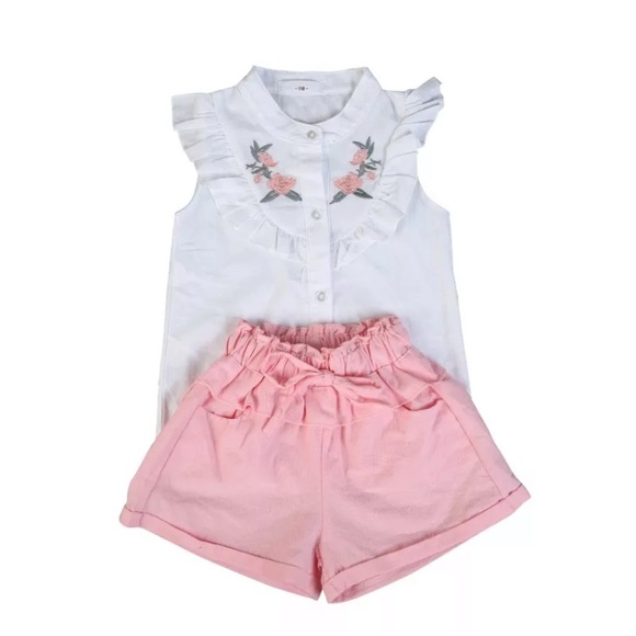 2 pc Embroidered Girl Set - 3T - Picture 2 of 5